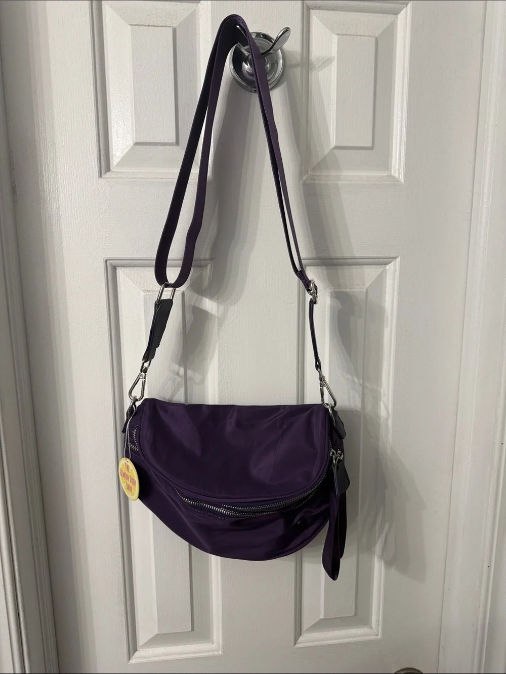 Purple Crossbody Bum Bag- Lightweight Everyday Carry